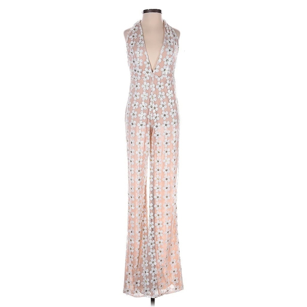 Floral Sheer Jumpsuit